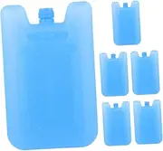 6Pcs Freezer Ice Packs for Coolers Reusable Ice Case for Drink Cooling Food Preservation More Ice Block for Home Office Travel Safe Material