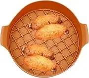 Reusable Air Fryer Liners,Non-Stick Air Fryer Tray Air Fryer Basket Liner - Washable Air Fryer Silicone Basket Air Fryer Silicone Liner for Air Fryers Ovens Microwaves