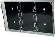 Fenteer Acrylic Collection Display Cabinet Display Case for Wall Farmhouse Outdoor
