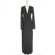 [Japan Used Dress] Ann Demeulemeester 22Aw Veronica Dress Long Sleeve 40 Black
