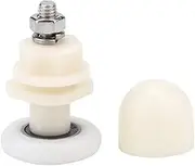 8PCS Shower Door Rollers,Sliding Roller,Durable Plastic Bottom Sliding Enclosure Door Glass Roller Replacement(25mm)