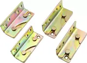 Bed Rail Brackets, Heavy Duty Non-Mortise Bracket Fastener, Bed Buckle Lock, Bed