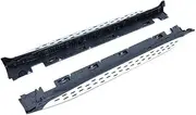 ADCCH Side Pedal Trims Compatible for Mercedes Benz GLC Class 2015 2016 2017 2018 2019 Car Running Boards Side Step Bar Pedals Aluminum Plastic