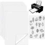 Daiilg Stick & Embroidery Paper for Embroidery Dissolvable Embroidery Transfer for Transferring Embroidery Patterns 5PCS