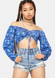Royal Good Girls Go Bad Crop Top