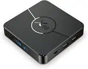 Android 11.0 TV Box, Amlogic S905W2 Quad Core Android TV Box Upgraded Dual WiFi 2.4G/5.8G BT4.2 4K 6K AV1 Home Smart Media Player Set top Box (4GB+64GB)