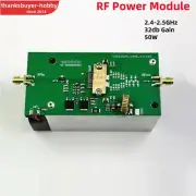 2.4-2.5GHz 50W Power Module 32dB 24-28V 50ohms RF Power w/ SMA Female Connector