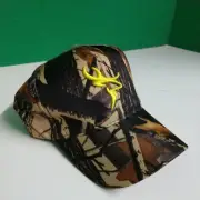 New 3 Oaks Adjustable Camo with Camo Back Baseball Cap , Hook & Loop Adjust
