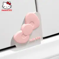 在飛比找momo購物網優惠-【HELLO KITTY】凱蒂貓造型車用防撞貼車門保護貼2入