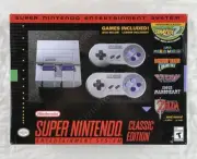 Super Nintendo Entertainment System SNES Classic Mini Edition 21 Games New Boxed