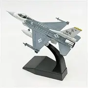 Replica Pre-Build Aircraf 1/100 for Die-cast Metal Fighter Aircraft F-16 Collectible Souvenirs Pre-Build Military Aircraft Model Collection Gift Display