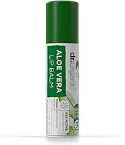 Dr Organic Aloe Vera Lip Balm, Moisturising, SPF 15, Mens, Womens, Natural, Vegetarian, Cruelty-Free, Paraben & SLS-Free, Organic, 5.7ml