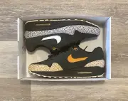 Nike ID Air Max 1 'Atmos Safari' Orange White DO7415-991 Women's 10, Men's 8.5