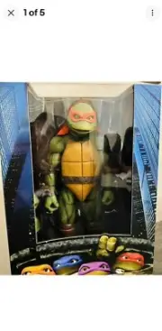 Neca TMNT Teenage Mutant Ninja Turtles 1:4 Scale Michelangelo Figure New