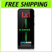 Ultra-Bright Clip-On Tuner with Chromatic and Polyphonic Modes - Tunable Anytime