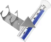 Happyyami Plastic Yard Rain Gauge Bracket Rain Gauge Replacement Vial Tube for Garden Rainwater Measurement Outdoor Decorative