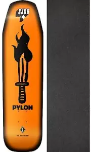 Pylon Skateboards Butterknife 9" Skateboard Deck + griptape