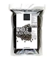 Hayllo Superfood Premium Pure Whole, 5 Pound Black Pepper Peppercorns