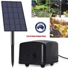 Solar Powered Oxygenator Oxygen Aerator Fish Tank Pond Pool Aquarium Air Pump AU