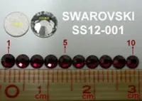 在飛比找Yahoo!奇摩拍賣優惠-10顆 SS12 001 透明白鑽 Crystal 施華洛世