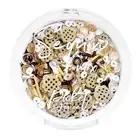 Picket Fence Sequin Mix & Embellishments - Milk And Cookies*