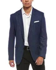 BOSS Hugo Boss Hutson Linen & Wool-Blend Suit Jacket