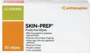 Smith+Nephew SKIN-PREP Wipes, Skin Barrier Film, Alcohol-Based, Box of 50
