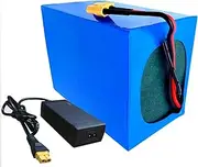 DEFGHIJ 72V Lithium Battery Pack 20Ah with BMS Protection for Ebike Motorcycle Scooter Go Kart Waterproof PVC Compatible