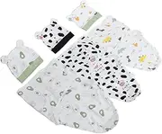GREENADSCAPE 3Sets Hat Soft Cotton Wearable Sleep Sack for Newborn Boys for Spring Autumn for Photo Props Multi Use Essentials