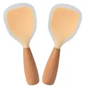 Silicone Rice Spoon Non-Stick Cooking Spoon Anti Scalding Paddle Shovel Spatula