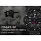 elegantsis JX65AS-SF 陸軍特戰 傘兵 限量機械腕錶-暗夜黑 ELJX65AS-9B01LC