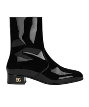 patent leather ankle boots IT34,IT32,IT37,IT35 black