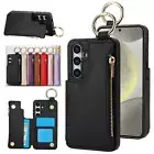 For Samsung Galaxy A15 A35 A14 A54 RFID Blocking Card Holder Flip Leather Case