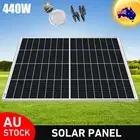 440W 12V Solar Panel Mono Fixed Caravan Camping Home Off-Grid Battery Charging