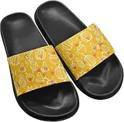 [Dajingkj] Slide Sandals for Women Men Personalized Flat Slip On Slippers Unisex Beach Flip Flops Comfortable Shower Shoes