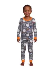Wonder Nation Toddler Boy Size 18M Long Sleeve Snug Fit 2 Piece Pajama Set New!