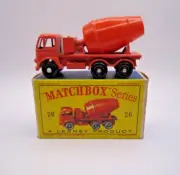 Vintage Matchbox #26B Foden Concrete truck. BPW's. Mint in D-box