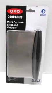NEW OXO Good Grips Counter Scraper Chopper for Cookies Pie Crusts Pans