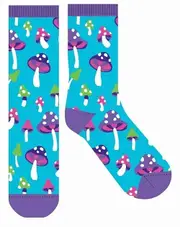 Frankly Funny Novelty Socks One Size Fits Most - Mushroom, EJF E10436