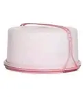 Tupperware Cake Taker with Handle Bake & Take On the go PINK NEW