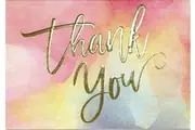 Peter Pauper Press Boxed Thank You Note Cards - Watercolour Sunset 326614