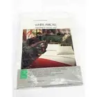 White Percale Perma Prest Twin Size Flat Sheet 39" x 75"
