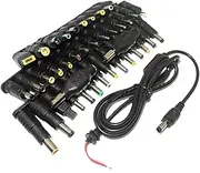BaotyJie Laptop DC Power Adapter Connectors Universal Power Supply Plug Notebook Multifunctional 5.5x2.1mm Female Jack DC Plug Set, 40pcs