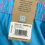Chubbies The Prince Of Prints Swim Trunks Mens 2XL Blue Pink Palm Tree Lined NEW
