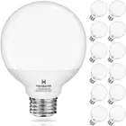 hansang 12 Pack Bathroom Light Bulbs, 5000K Daylight LED Globe Light Bulbs, 6...