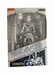 Neca TMNT Mirage Black And White Foot Soldier AutoT Figure Signature Edition New