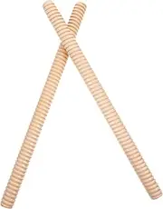 Parliky Boys and Girls Drum Kit Educational Rhythm Sticks Natural Hardwood Safe Light Fun
