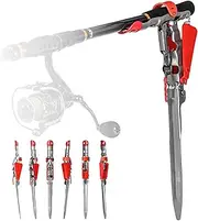 Fishing Pole Holder, Automatic Spring Fishing Rod Holder Stainless Steel Pole for Accessories