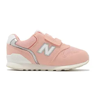 New Balance 休閒鞋 996 Wide 小童 寬楦 粉 白 魔鬼氈 麂皮 拼接 小朋友 嬰兒鞋 NB IZ996BB3-W