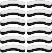 12pcs Cat Water Fountain Filters for NPET WF050 & WF100, Arc-Shaped Foam Sponge for Dog Water Dispenser Clear Pet Water Fountain Filter with Triple Filtration System Replacement Accessories